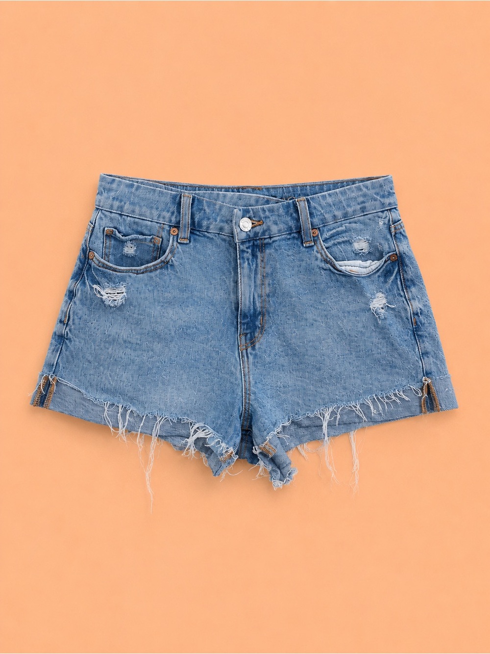 AMERICAN EAGLE DISTRESSED JEAN SHORTS